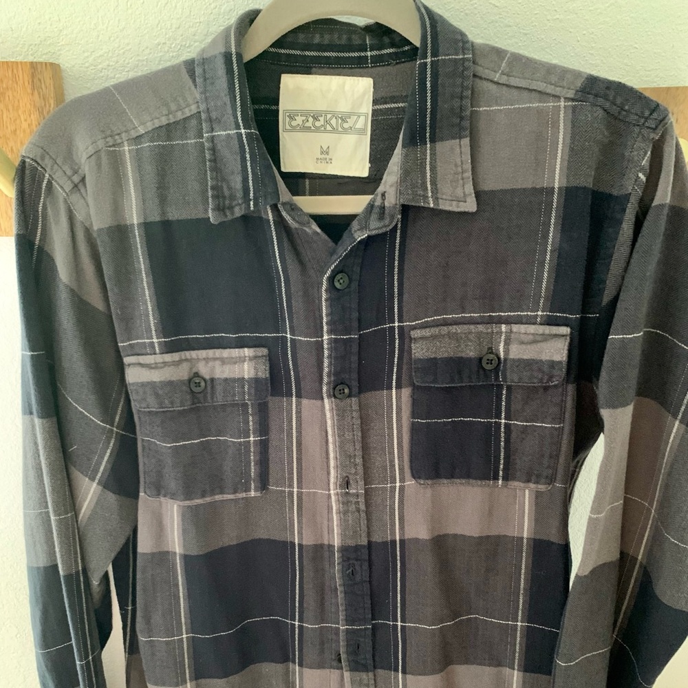 EZEKIEL Flannel button down